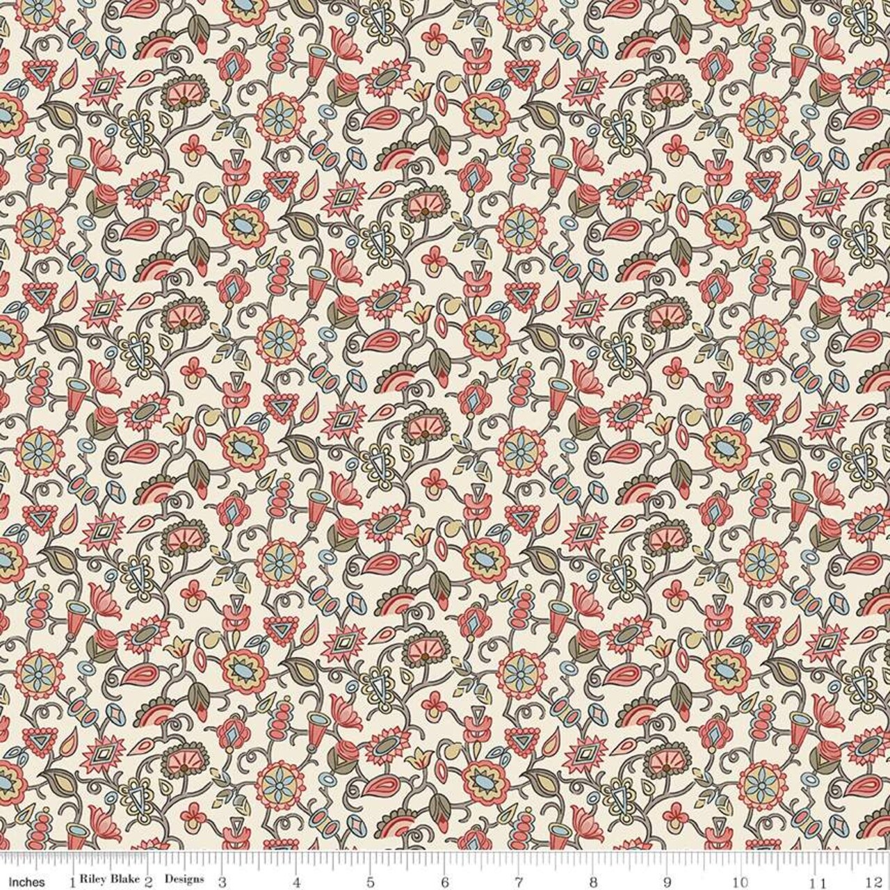 Fabric Riley Blake Jane Austen Margaret by the Quarter Yard C10011-MARGARET